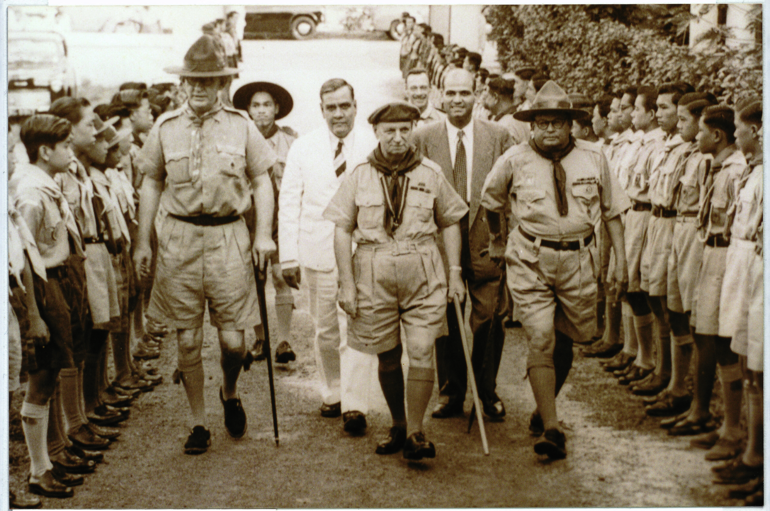 CH4020 Frank Cooper Sands on the launch day of The Sands House in 1950.